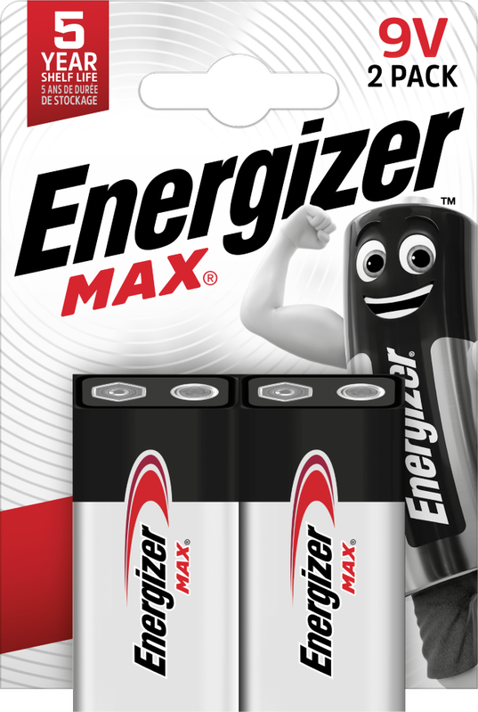 Energizer Max Premium 9V Battery Pack