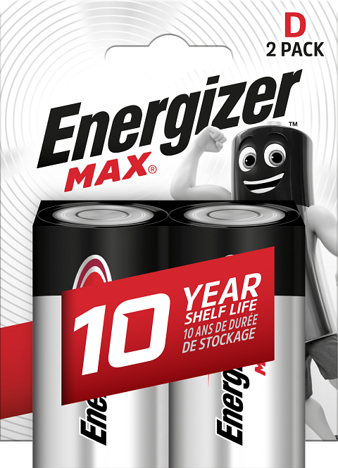 Energizer Max Premium D Battery Pack